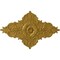 Ekena Millwork Melchor Diamond Medallion (Canopies up to 4"), 67 1/4"W x 43 3/8"H x 4"ID x 2"P, Pharaohs Gold CM70X43MLPGS - alternate 1